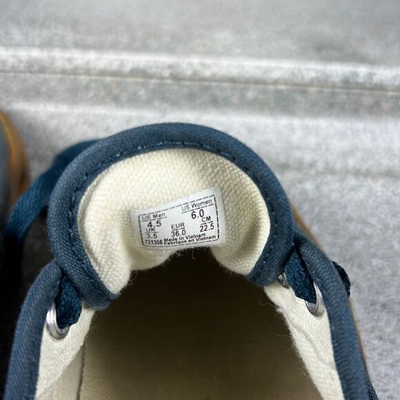 Vans Gum Authentic Reflecting Pond Navy Sneakers Shoes Size 6 - Picture 8 of 8